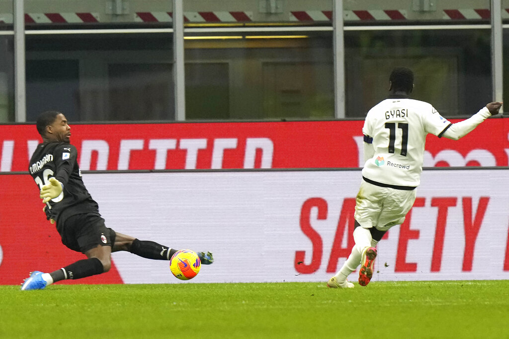 Il gol della vittoria ligure a San Siro!