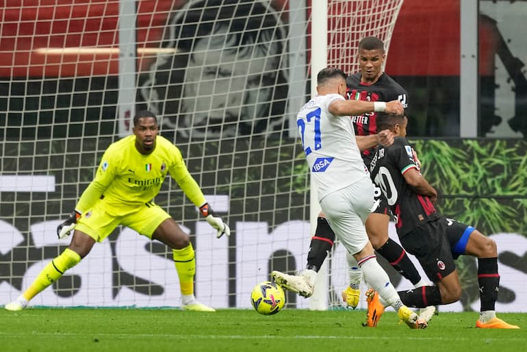 Quagliarella in gol a San Siro!