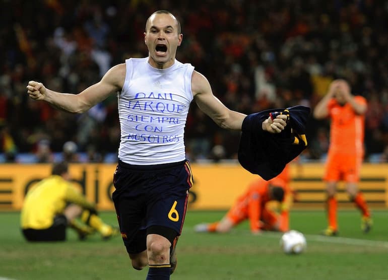 L'esultanza di Don Andres Iniesta!