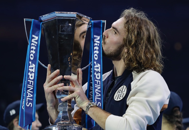 Il greco vincitore dell'ATP finals 2019!