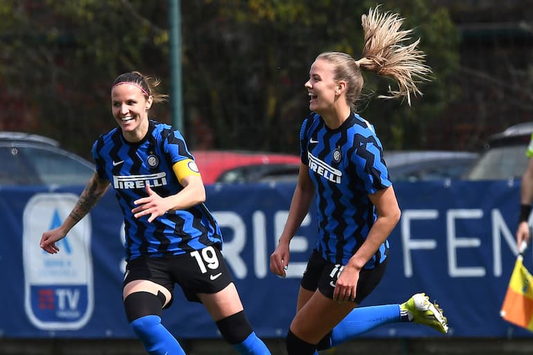 L'esultanza della danese Caroline Møller!