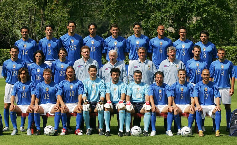 La rosa della nazionale 2004