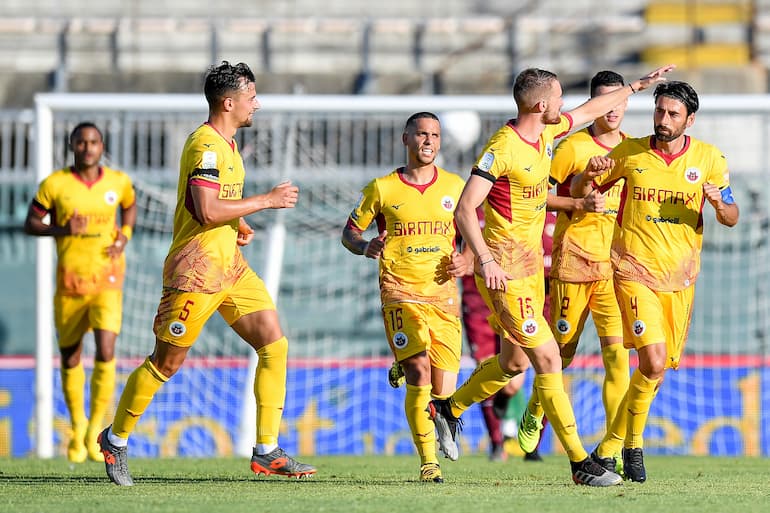 L'esultanza del Cittadella!