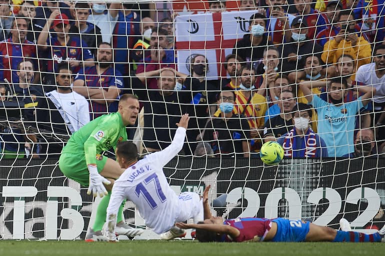 Lucas Vazquez in gol