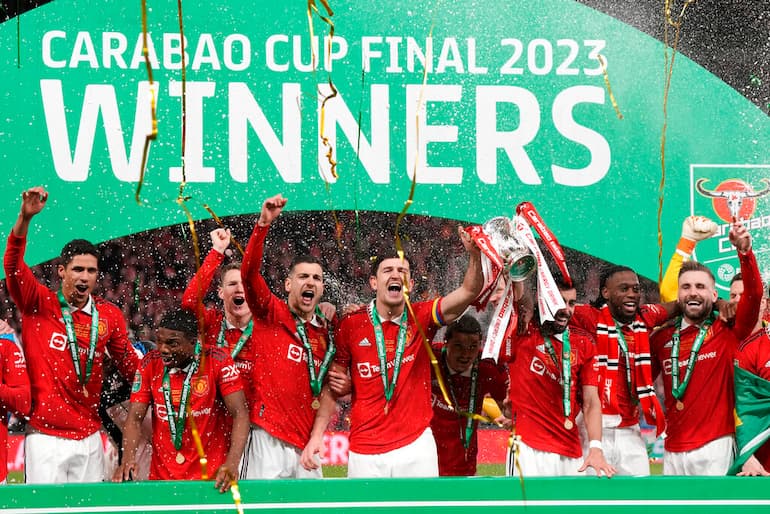 Lo United festeggia la Coppa di Lega!