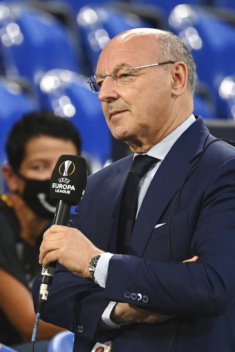 Marotta durante un'intervista!