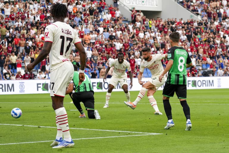 Il primo gol al Sassuolo!