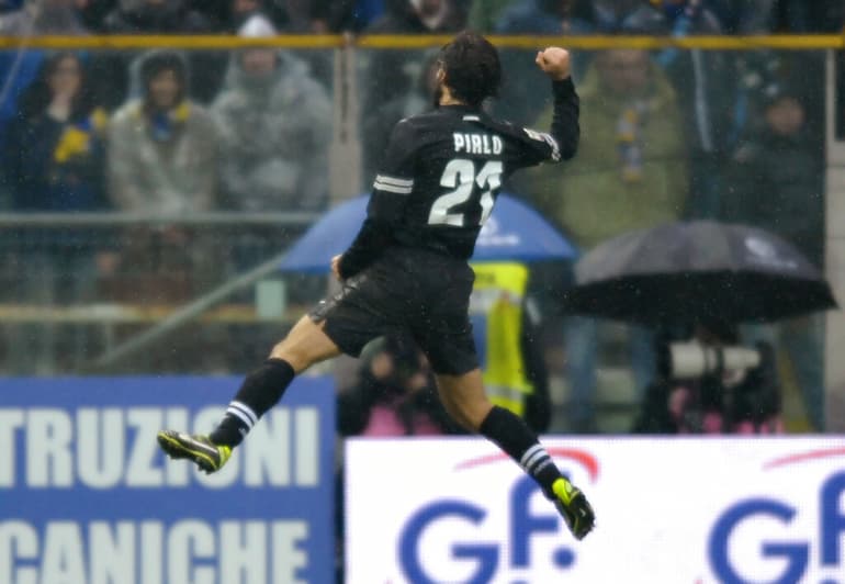L'esultanza di Andrea Pirlo!
