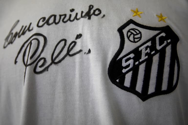 La leggendaria maglia del Santos autografata!