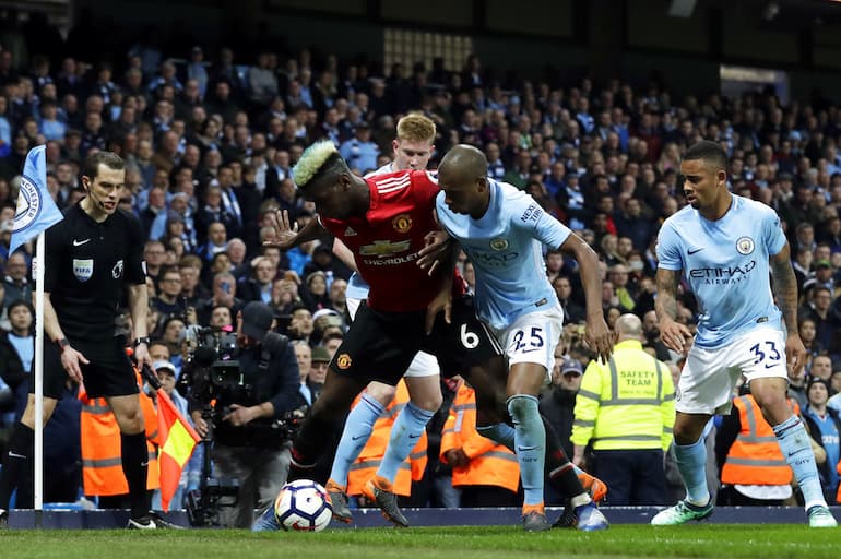 Pogba nel derby di Manchester!