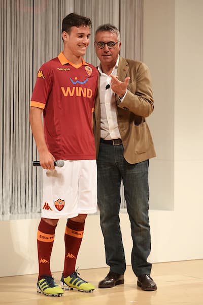 Verre alla presentazione della maglia con l'attore Massimo Ghini