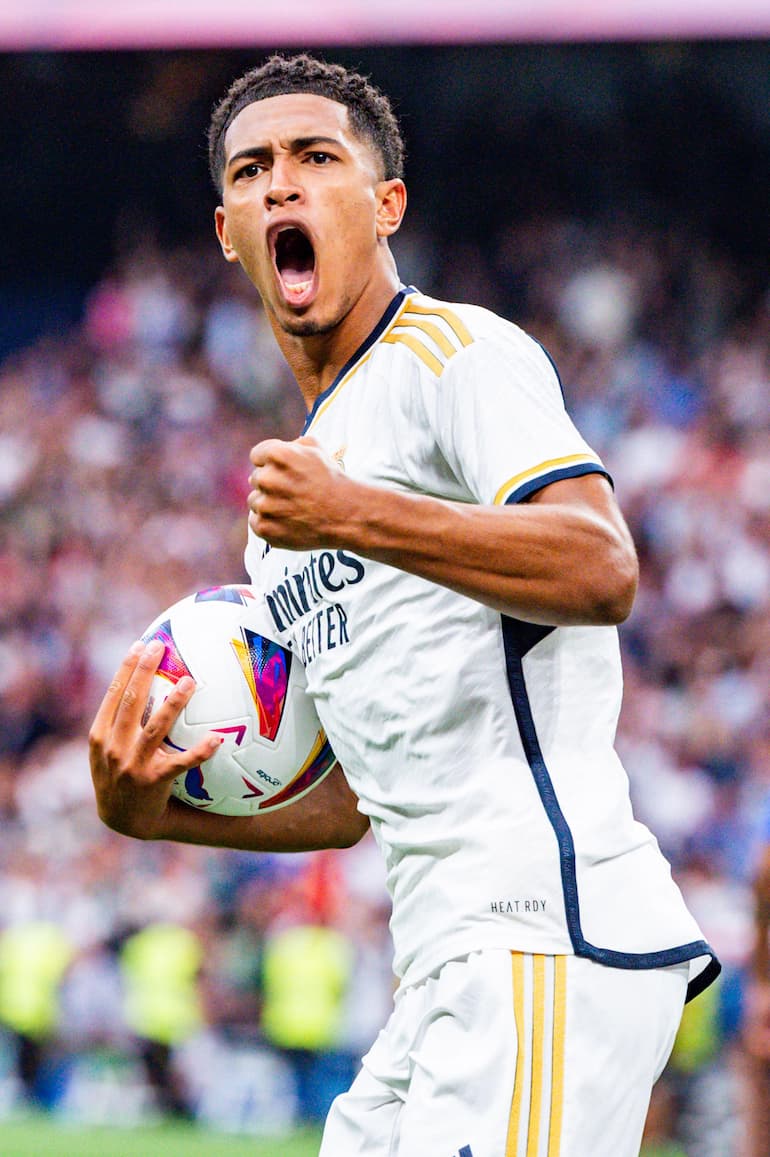 L'esultanza di Bellingham