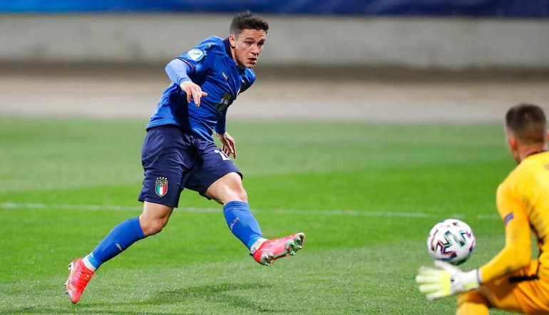 Raspadori con la Under 21