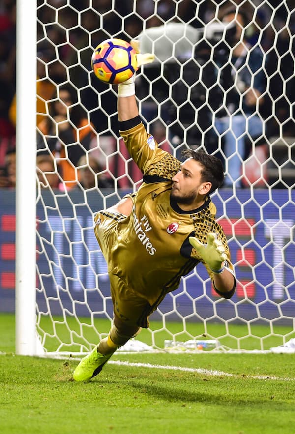 La parata di Donnarumma contro la Juve ai rigori