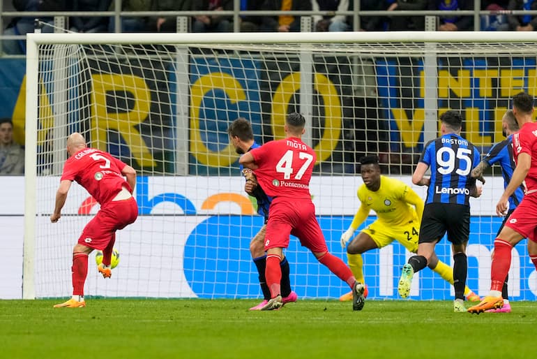 Il gol che decide la sfida contro l'Inter
