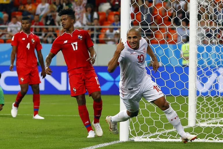 La gioia di Khazri dopo la rete al Panama!