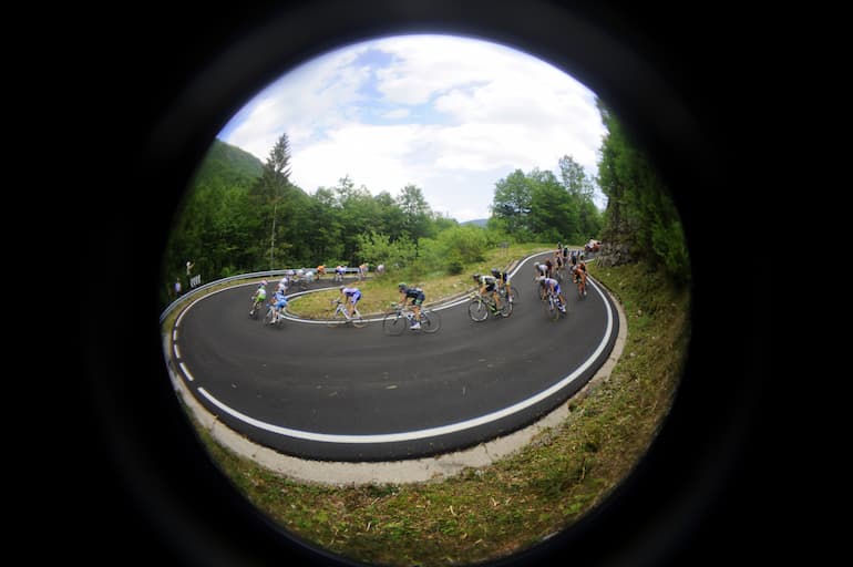 Uno scatto meraviglioso del Giro d'Italia!