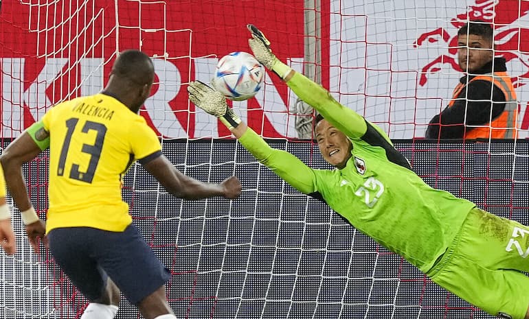 Valencia in gol contro il Giappone