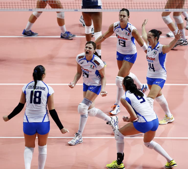 Un'esultanza della Nazionale femminile!