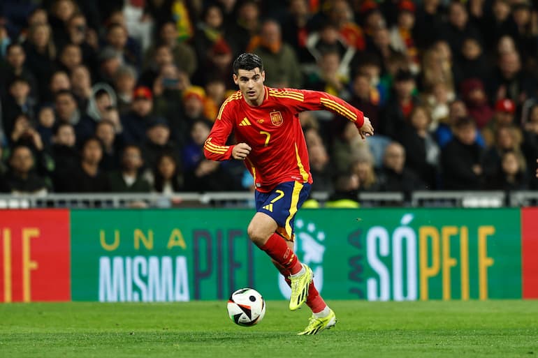 Alvaro Morata tra i senatori della Spagna