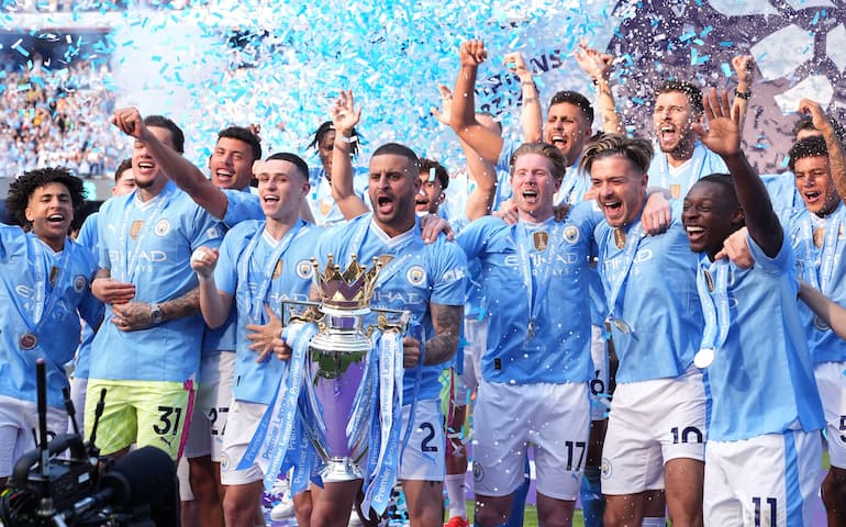 Il 19 maggio 2024 il Manchester City festeggia la decima Premier della sua storia
