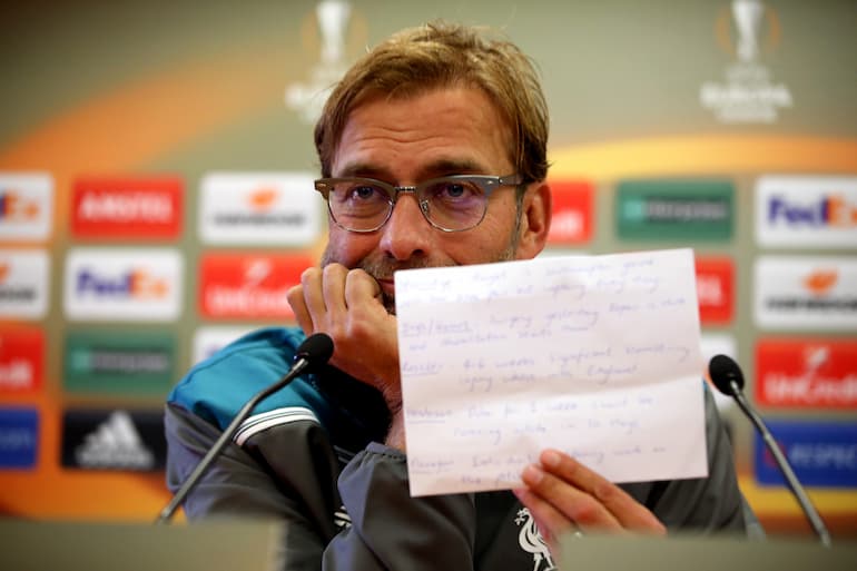 Klopp in conferenza stampa