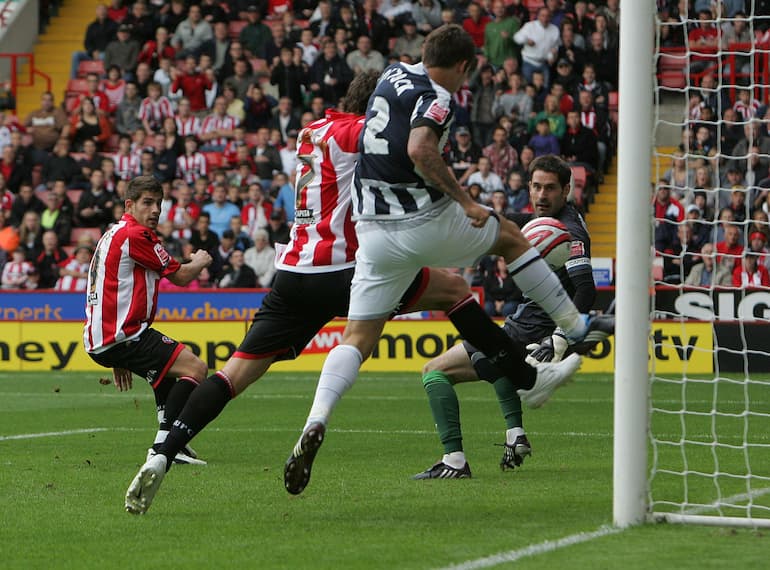 Una partita tra Sheffield United e WBA