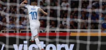 Insigne festeggia ad Atene