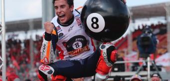 I festeggiamenti per l'ottavo titolo del Mondo di Marquez!