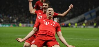 Il bomber polacco nella meravigliosa serata del Bayern a Londra