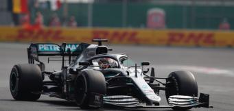 Il campione britannico gira sul circuito di Città del Messico