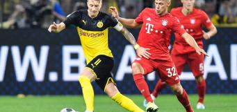 Marco Reus e Joshua Kimmich nella Supercoppa tedesca