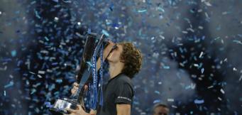 Il tedesco Zverev, campione in carica