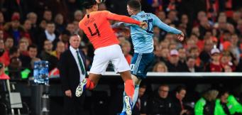 Virgil van Dijk nel match di andata a Rotterdam