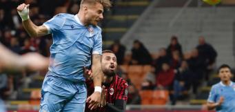 Il gol di Immobile al Milan