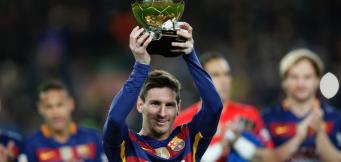 Messi festeggia il Pallone d'oro 2016!