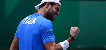Berrettini, qui impegnato in Davis!
