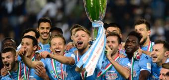 La Lazio festeggia la Supercoppa 2019!