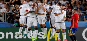 Un'immagine di una Under 21 azzurra!