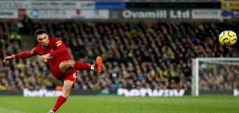 Alexander-Arnold, specialista anche dei calci piazzati.