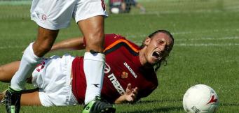 Francesco Totti, in amichevole contro la Lodigiani!