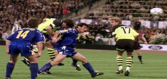 Karl-Heinz Riedle in gol di testa nella finale di Champions contro la Juventus!