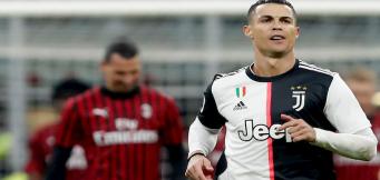 CR7 dopo un gol a San Siro