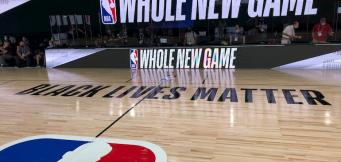 Il nuovo slogan della NBA per la ripresa!