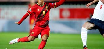 Youri Tielemans in gol proprio contro l'Inghilterra!