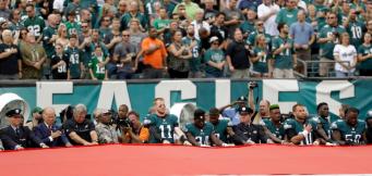 Biden con gli Eagles