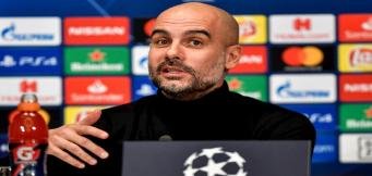 Guardiola in una conferenza stampa pre Champions!