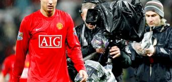 CR7 accanto ad una telecamera!