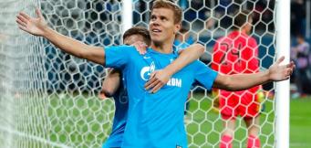 Aleksandr Kokorin esulta con la maglia dello Zenit!