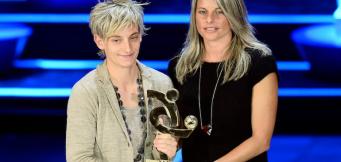 Katia Serra, sulla destra agli Oscar del calcio